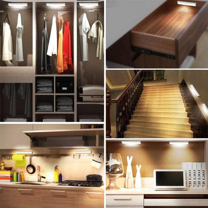 🔥💡Lampes LED rechargeables magnétiques à capteur intelligent sans perforation