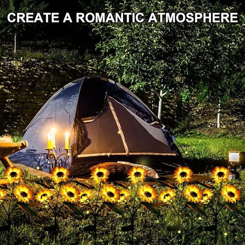 💐50% DE RÉDUCTION ! Lampes Solaires Tournesol – Étanches & Décoration Jardin 🌻💛【Offre Limitée】