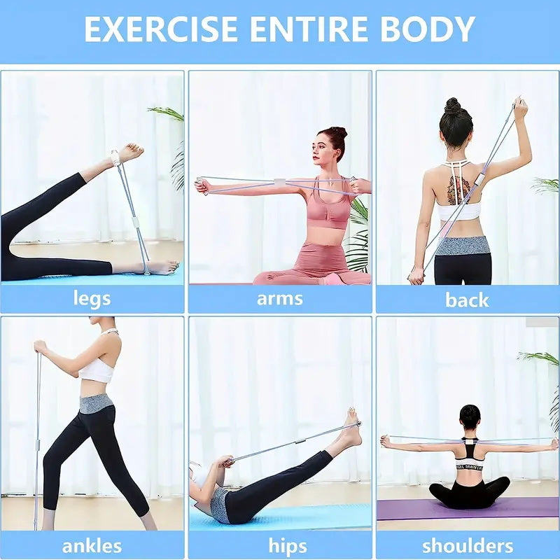 🔥 50 % DE RÉDUCTION ! 💪✨ Bande de résistance pour l'entraînement en force à 8 chiffres 🏋️‍♀️🔥
