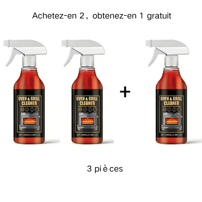 📢📢50 %  DE RÉDUCTION !! ⏰Nettoyant pour four et grill en spray