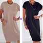 Robe t-shirt à manches courtes pour femmes