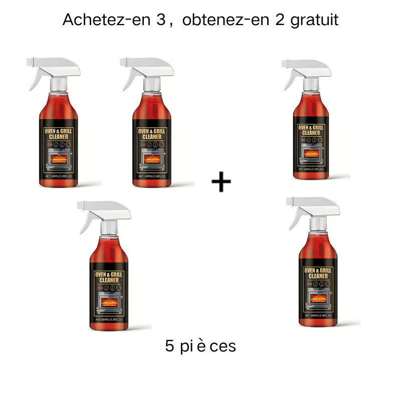 📢📢50 %  DE RÉDUCTION !! ⏰Nettoyant pour four et grill en spray