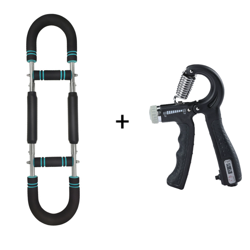 📢📢50% de réduction ! Barre lestée réglable 60–110 lb – Entraîneur de bras & pectoraux portable pour fitness à domicile ! ✨🔥