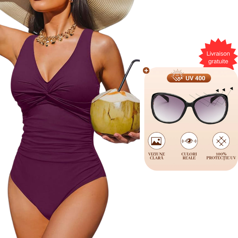 👙✨ 50 % de réduction ! 💃 Maillot de bain sculptant — Coupe ajustée