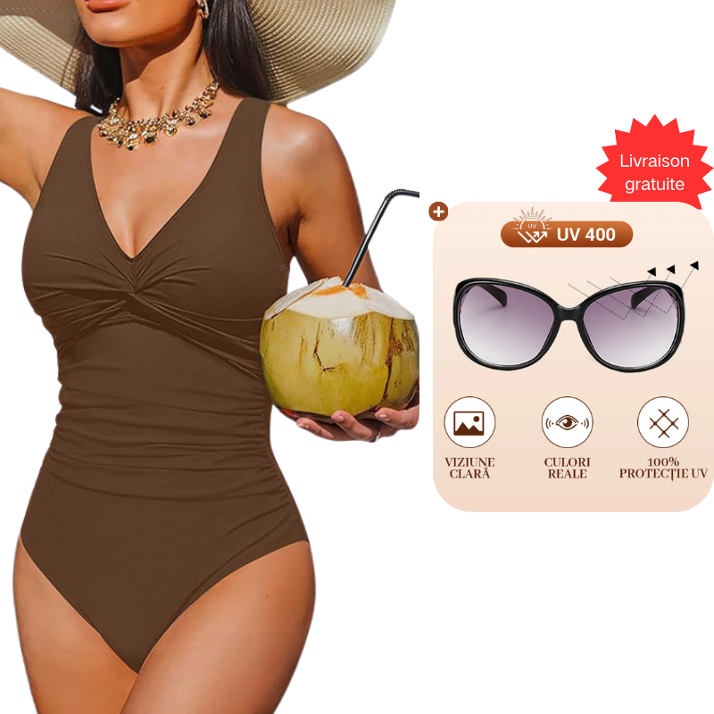 👙✨ 50 % de réduction ! 💃 Maillot de bain sculptant — Coupe ajustée