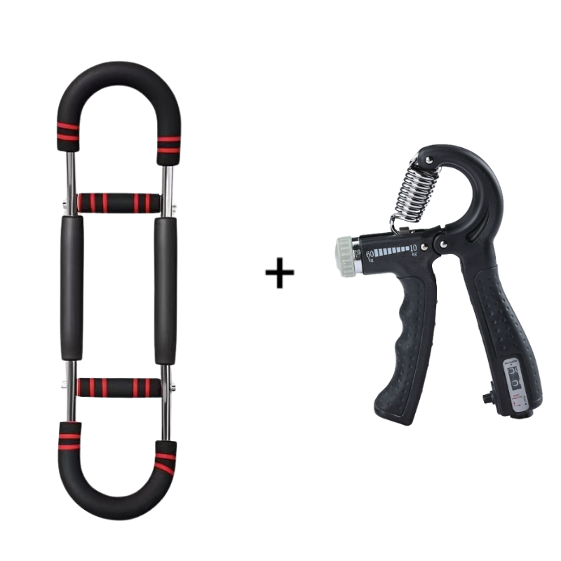 📢📢50% de réduction ! Barre lestée réglable 60–110 lb – Entraîneur de bras & pectoraux portable pour fitness à domicile ! ✨🔥