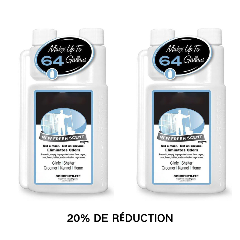 🐶 60 % DE RÉDUCTION ! 🏠 Concentré pour éliminer les odeurs d'animaux domestiques – Neutralise les odeurs, sans danger pour les animaux domestiques et rafraîchissant 🐱