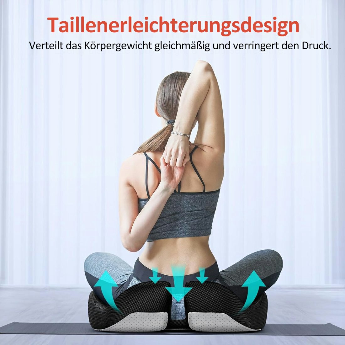 🔥💺Le coussin de siège en mousse à mémoire de forme le plus confortable de 2025 - Soulage les douleurs du dos et du coccyx !