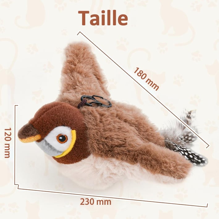🔥Dernier jour 49% de réduction🐦Jouets à l'herbe à chat pour oiseaux à ailes battantes