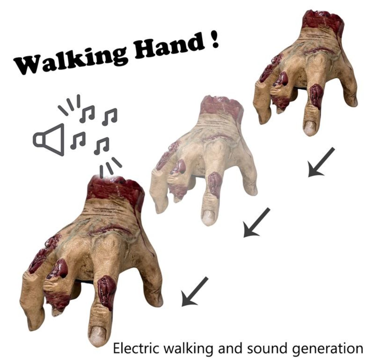 🎉Promotion spéciale ✨ Accessoires pour les mains Décorations effrayantes pour la famille Cosplay Hand