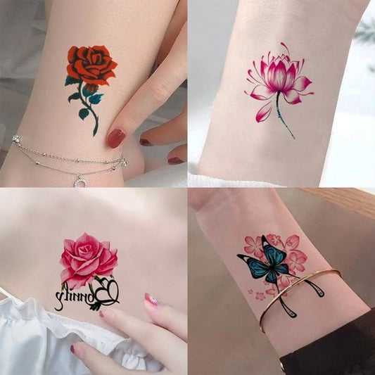 🦋Sticker de tatouage 3D élégant et créatif 50STK