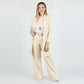 Ensemble 3 pièces élégant comprenant un cardigan long, un haut et un pantalon