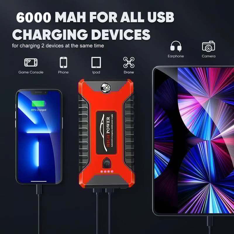 ⏳Spécial limité dans le temps🔋Jump Starter 3000A Peak Jump Starter Battery Pack