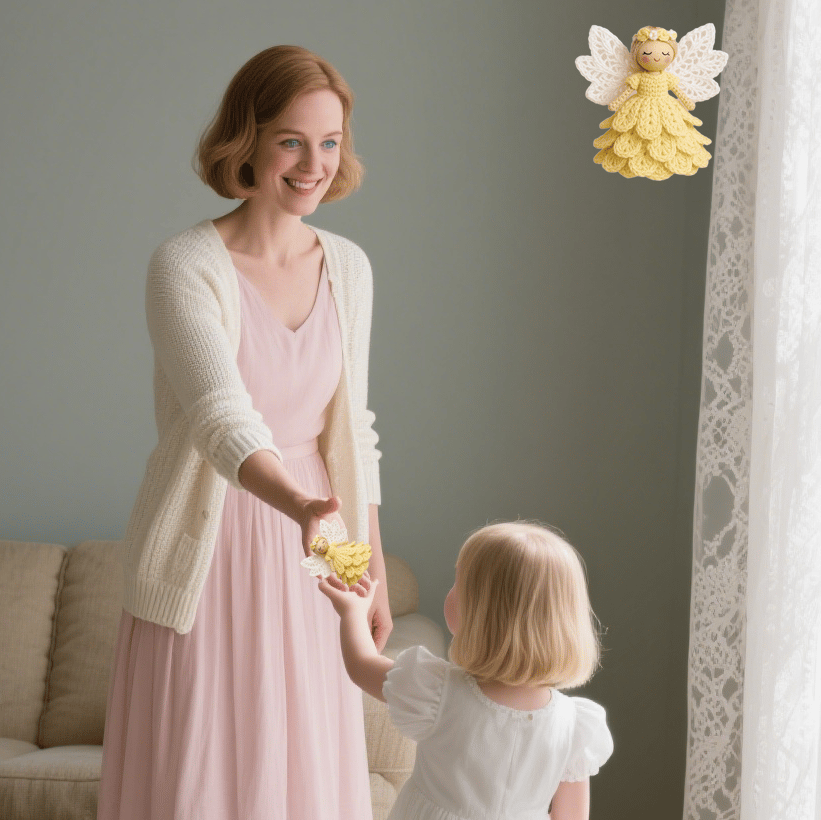 🔥Dernière vente du jour 50 % DE RÉDUCTION🎁Crochetez votre propre ange – Kit comple