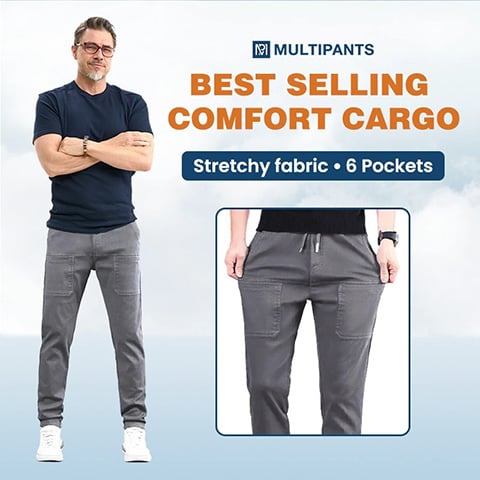 🔥VENTE À CHAUD 50% DE RÉDUCTION🥰 MultiPants - Pantalon cargo durable multi-poches hautement extensible