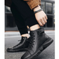 🎁 Soldes 49 % DE RÉDUCTION 🔥BOTTES EN CUIR NOIR MARTINI