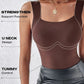 🔥Dernier jour 49 % de réduction💖Débardeur Femme Ultra Confortable 😌 à Encollure U | Avec Soutien-gorge Intégré pour un Look Parfait 💫✨