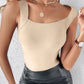 🔥Dernier jour 49 % de réduction💖Débardeur Femme Ultra Confortable 😌 à Encollure U | Avec Soutien-gorge Intégré pour un Look Parfait 💫✨