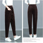 Pantalon chaud en velours côtelé taille haute pour femme - Achetez-en 2 Livraison gratuite