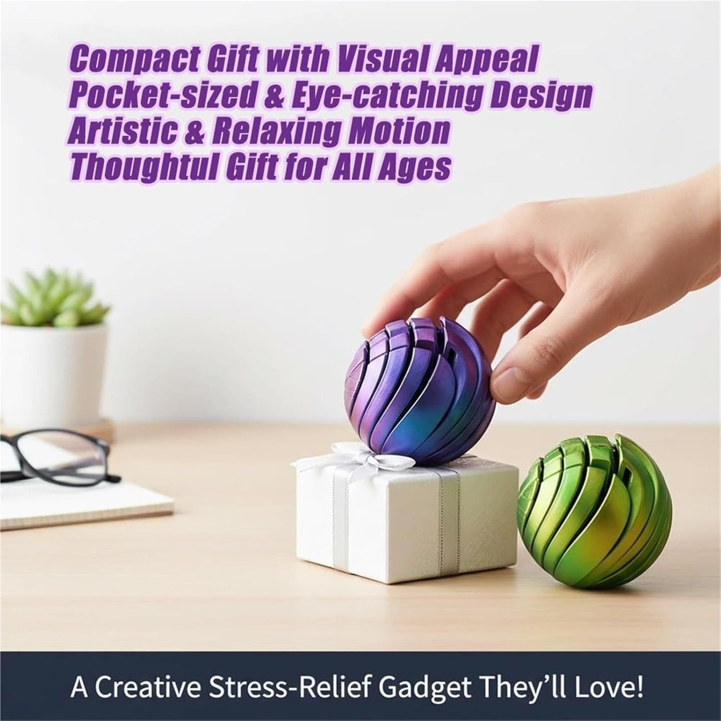 🎁🎅Offre spéciale Noël – 50 % de réduction🥹Balle anti-stress imprimée en 3D, jouet anti-stress