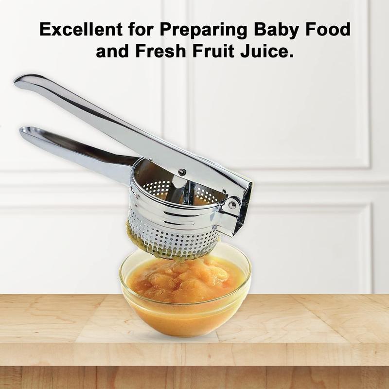 📢📢49 % de réduction !! ⏰Presse multifonctionnel en acier inoxydable AEX pour pommes de terre, jus et aliments
