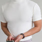 🎁Vente chaude 49% OFF🎁T-shirt slim à col haut pour hommes - Achetez 3 livraisons gratuites