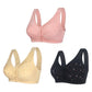 🔥Payez 1 Obtenez 3(3packs)🔥Soutien-gorge en coton à fermeture frontale Design for Senior