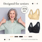 🔥Payez 1 Obtenez 3(3packs)🔥Soutien-gorge en coton à fermeture frontale Design for Senior