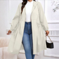 💖SOLDES 50 % DE RÉDUCTION🧥Manteau décontracté grande taille à capuche, manches longues, fermeture éclair et cordon de serrage