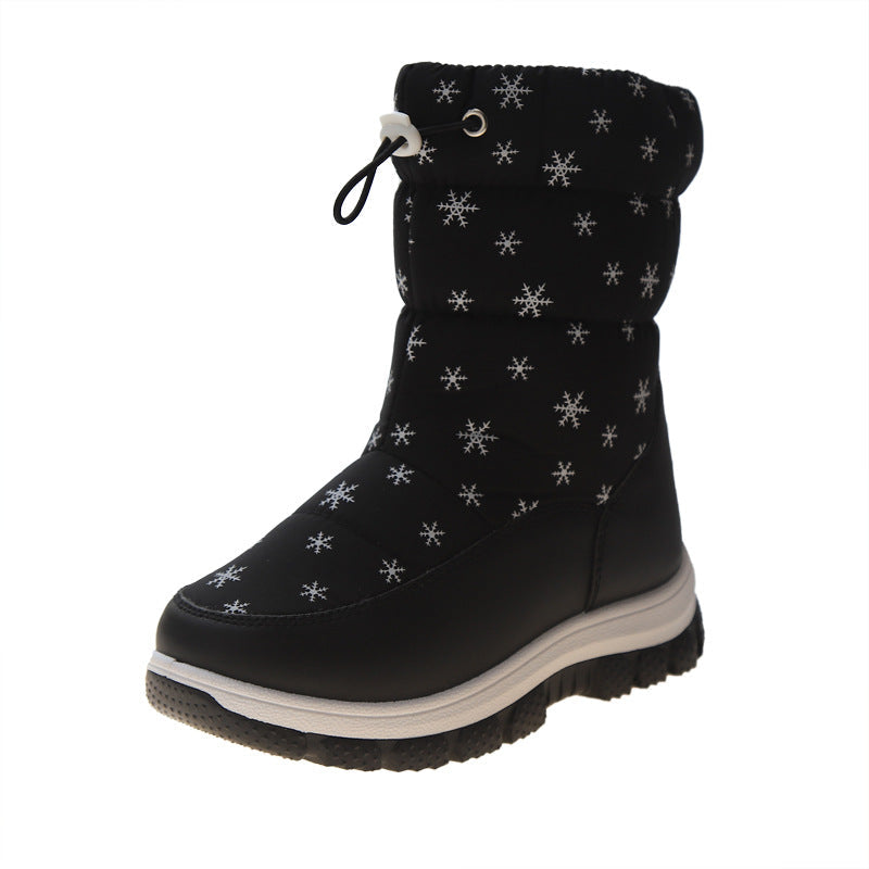 ✨Cadeau idéal - Bottes de neige de haute qualité, sans glissement et imperméables en fourrure synthétique pour les femmes👍