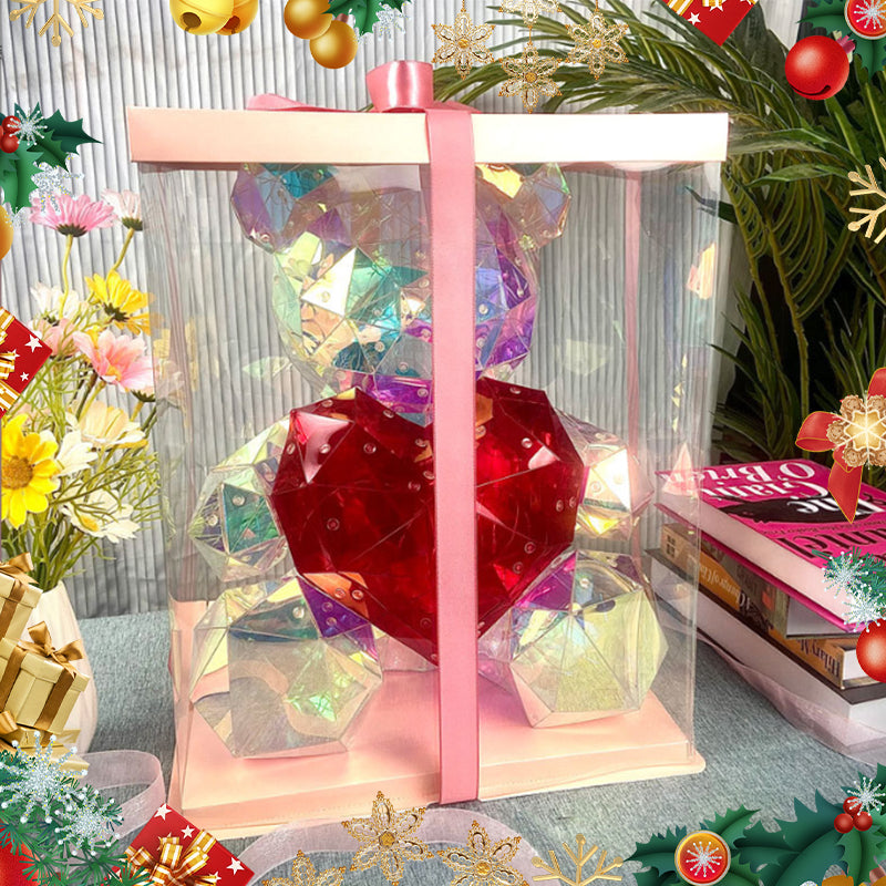 💕 60% DE RÉDUCTION POUR LA SAINT-VALENTIN ! 🎁 Ours Lumineux Coloré – Le Cadeau Magique Qui Illumine Son Cœur !