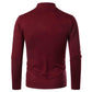 Pull de couleur masculine avec demi-collé