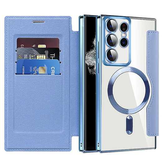 📱2025 Nouveau cuir structuré Flip étui de téléphone portable pour Samsung