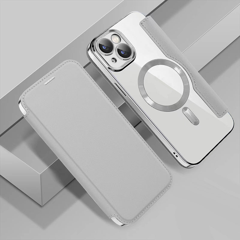 📱2025 Nouveau cuir structuré Flip étui de téléphone portable pour Samsung