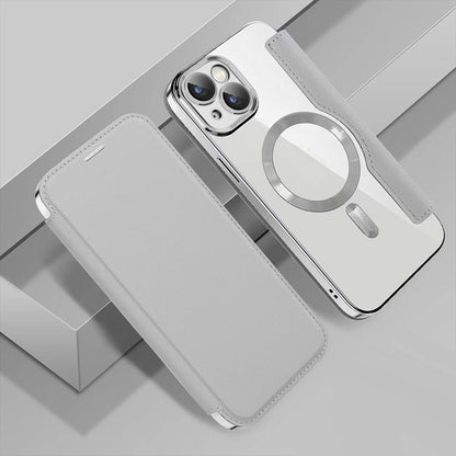 📱2025 Nouveau cuir structuré Flip étui de téléphone portable pour Samsung