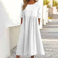 🔥Soldes d'été🔥Robe en coton à poches et col rond - Achetez 2 livraisons gratuites