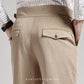 Pantalon droit d'affaires décontracté haut de gamme pour hommes（livraison gratuite）