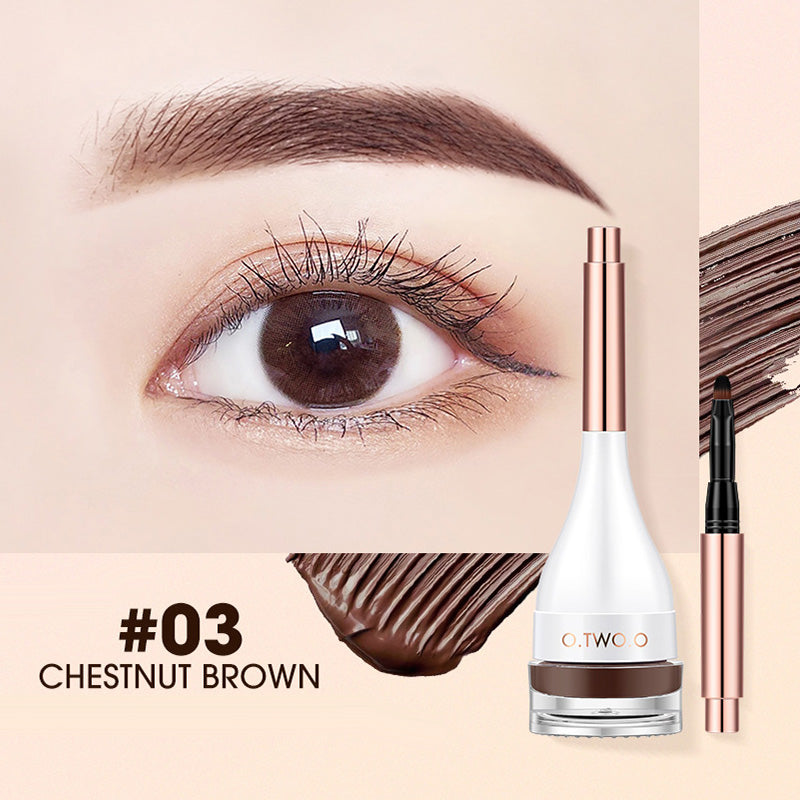Crème pour sourcils longue tenue, anti-bavures et résistante à l'eau