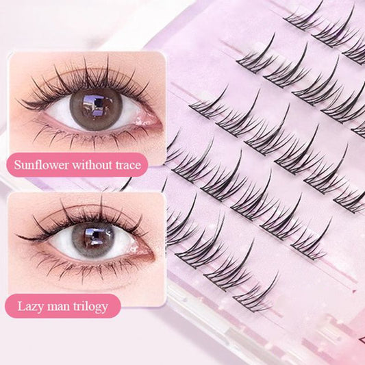Faux cils réalistes imperméables et sans colle