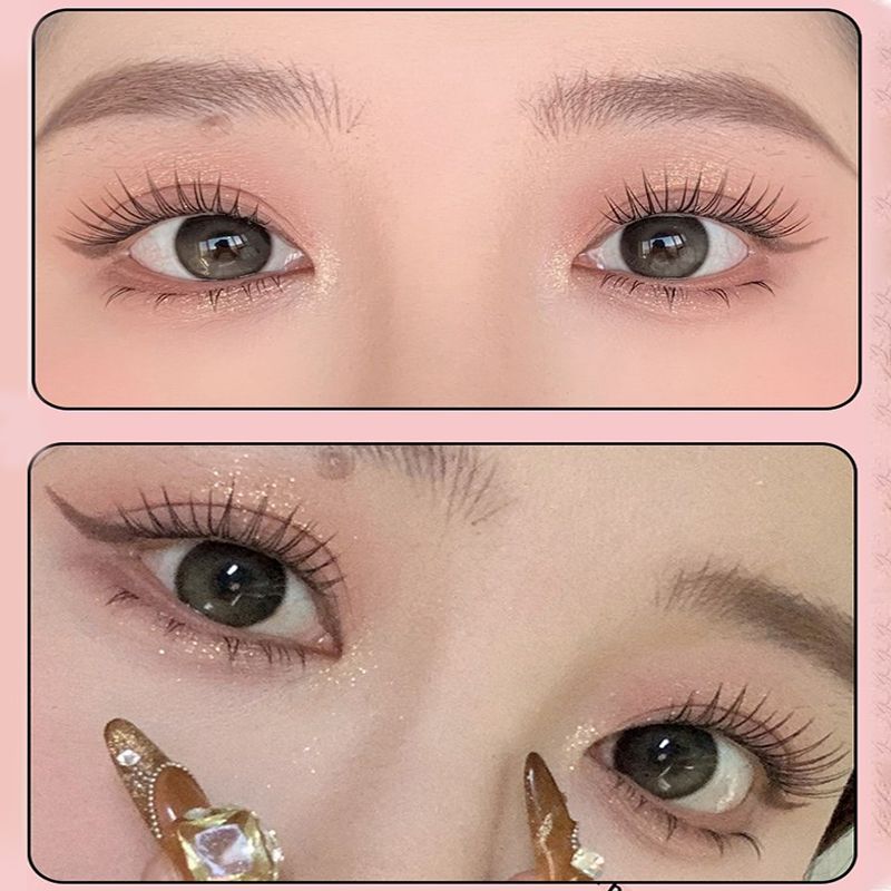 Faux cils réalistes imperméables et sans colle
