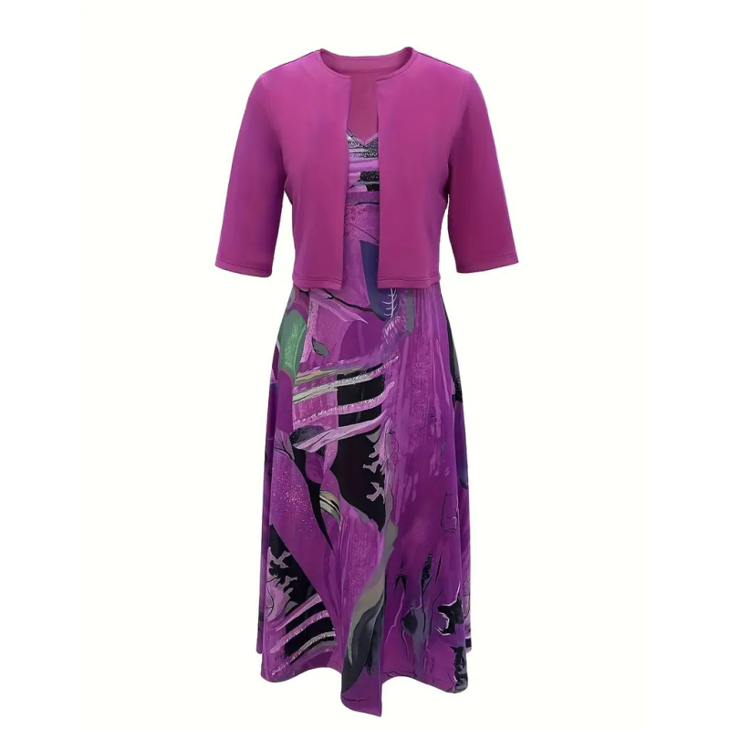 🌿🥰 Robe deux pièces élégante et fine pour femmes