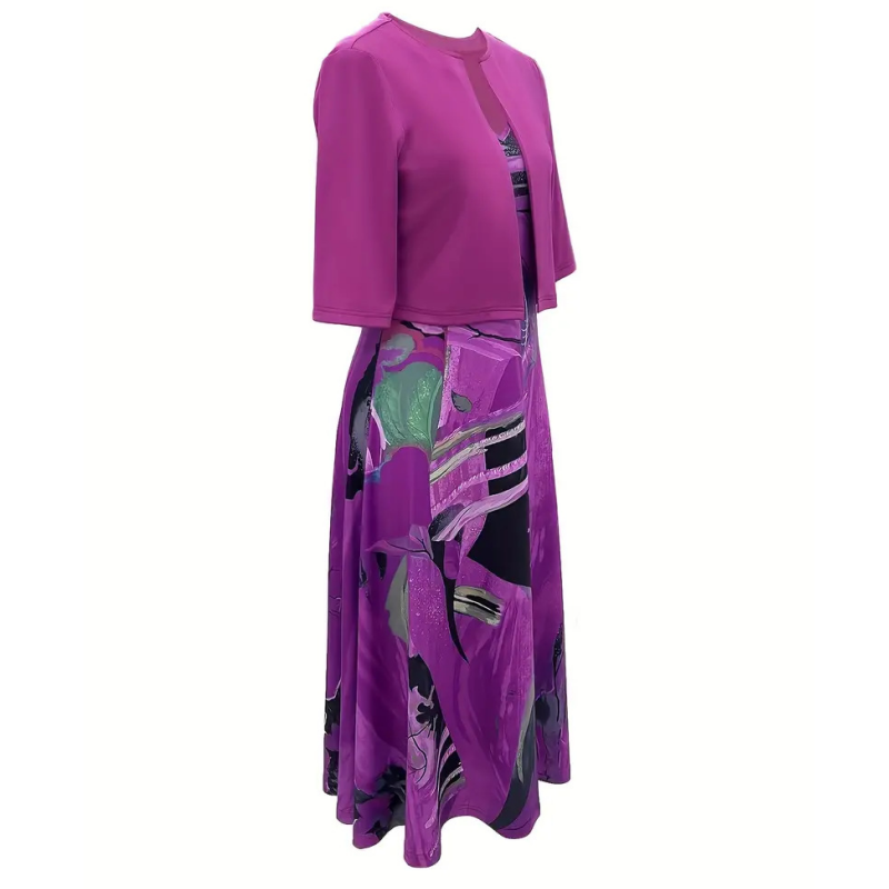 🌿🥰 Robe deux pièces élégante et fine pour femmes