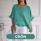 🔥Top d'été en coton et lin, coupe ample