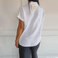 💥Chemise unicolore décontractée pour femmes, coupe ample et revers