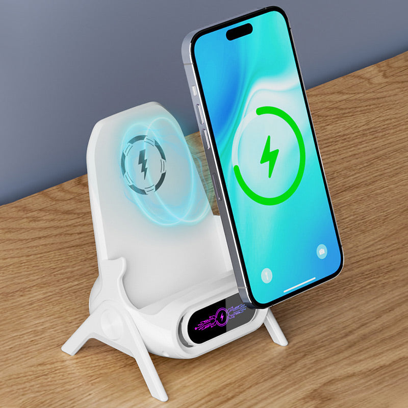 🔥 50 % DE RÉDUCTION 🎁 Support multifonctionnel sans fil avec chargeur rapide pour téléphone