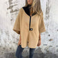 🍂Spécial début d'automne💕 Veste décontractée à col montant et demi-zip pour femme