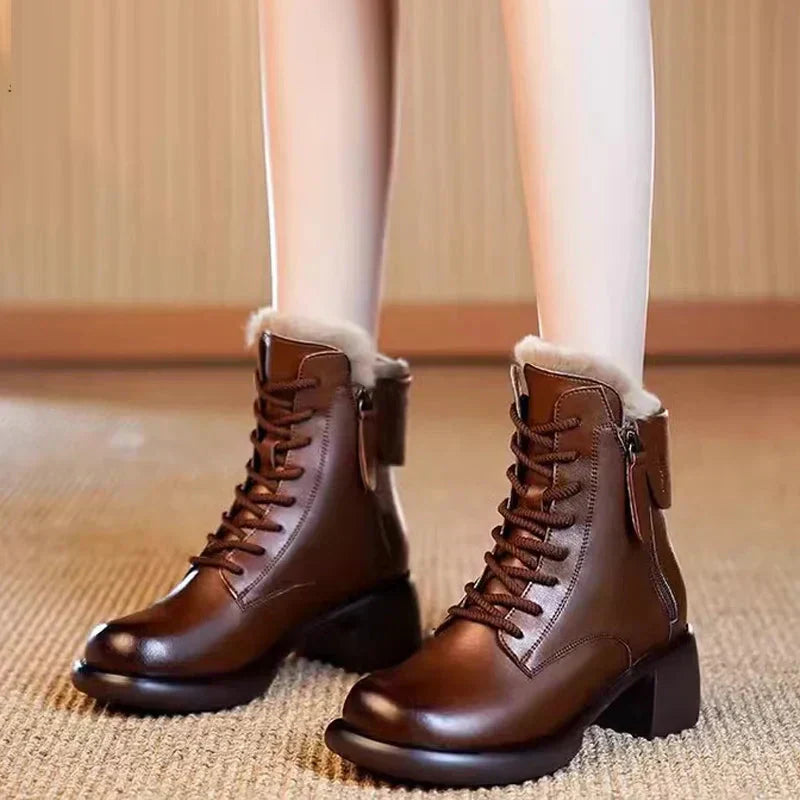 Le meilleur cadeau - Bottes pour femmes au style vintage élégant à la française