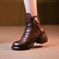 Le meilleur cadeau - Bottes pour femmes au style vintage élégant à la française