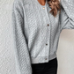 🥰Vente saisonnière Prix super bas 50% DE RÉDUCTION🥰Cardigan tricoté de couleur unie avec boutons