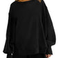 👚Sweat à col ras du cou surdimensionné